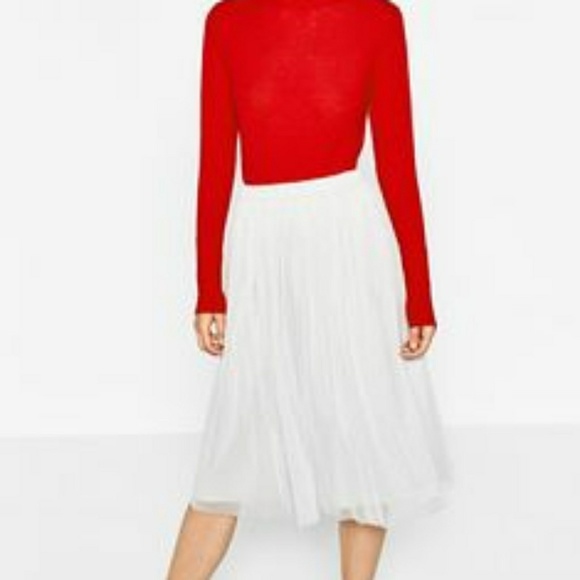 XSOLDX Zara shimmer tulle skirt - Picture 7 of 8